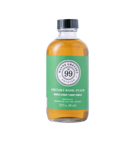 Basil Peach Syrup