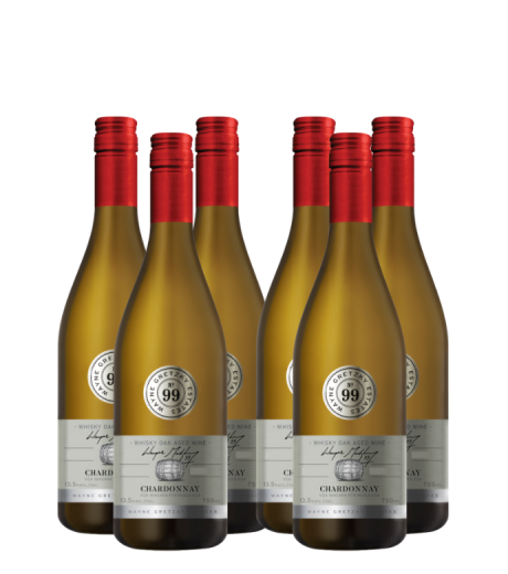 Wayne Gretzky Whisky Oak Aged Chardonnay  VQA - 6 x 750 mL