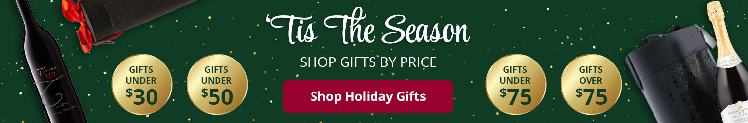 Holiday wine gift boxes. Shop wine gifts by price.