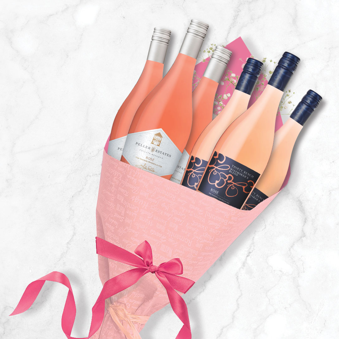 Rose wine savings for your Valentine or Galentine. 