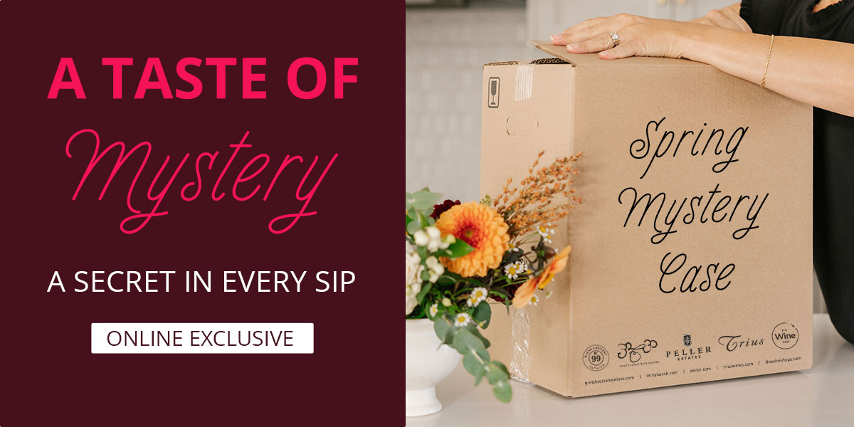 Spring Mystery Case is here! Exclusive savings on new spring sippers & cellar gems. 