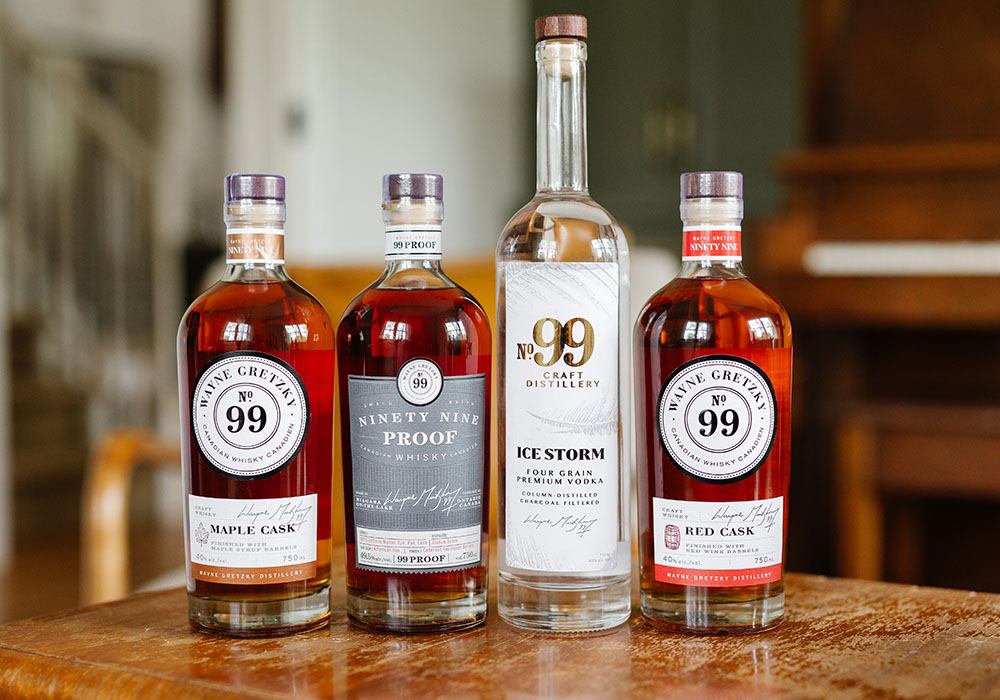Liquor and spirit alcohol from Wayne Gretzky Estates & Distillery. Ontario made liquors and spirits. Shop liquor online with home delivery.